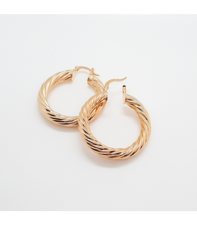 Boucles Carry plaqué or Atelier 36